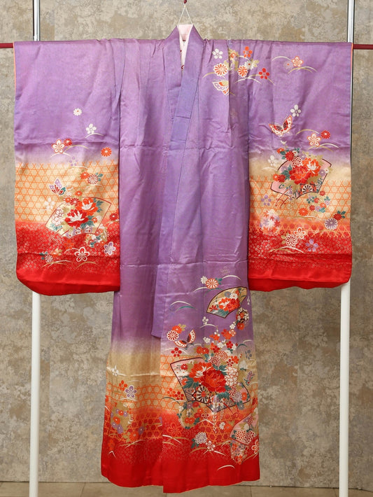 着物(7歳女児用) / 紫