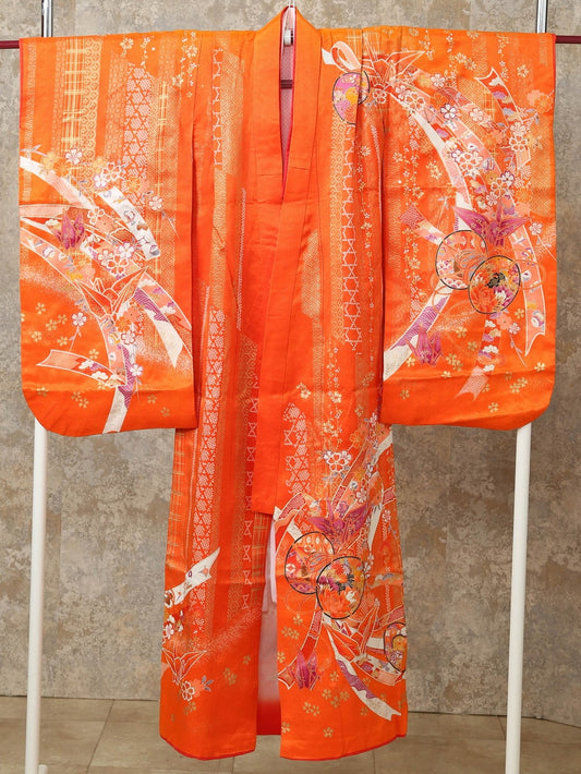 着物(7歳女児用) / オレンジ_2
