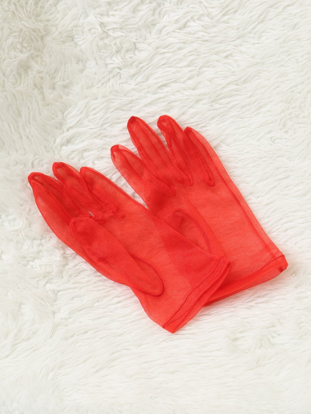 手袋（カラードレス用） / 赤